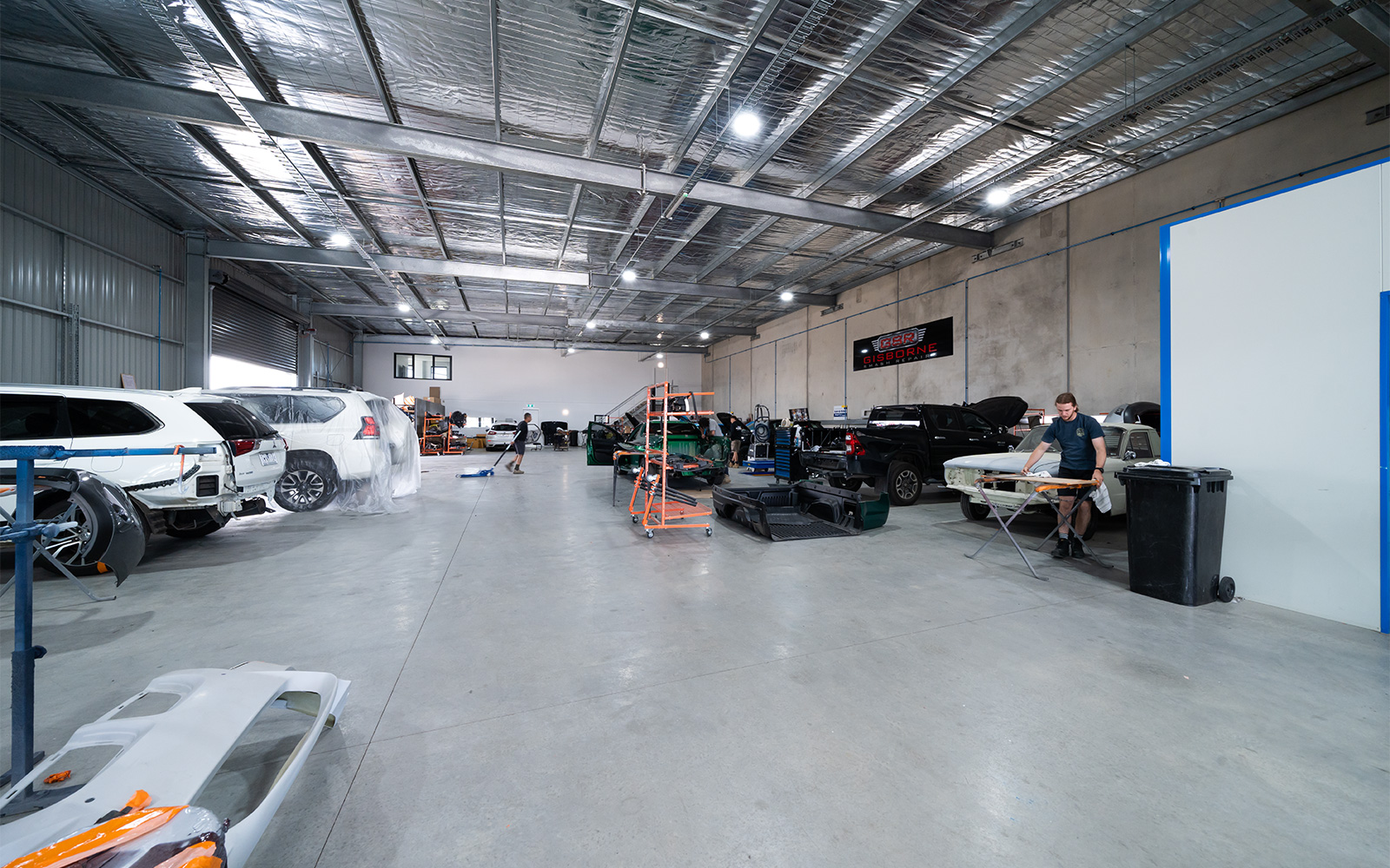 Gisborne Smash Repairs combined showroom and